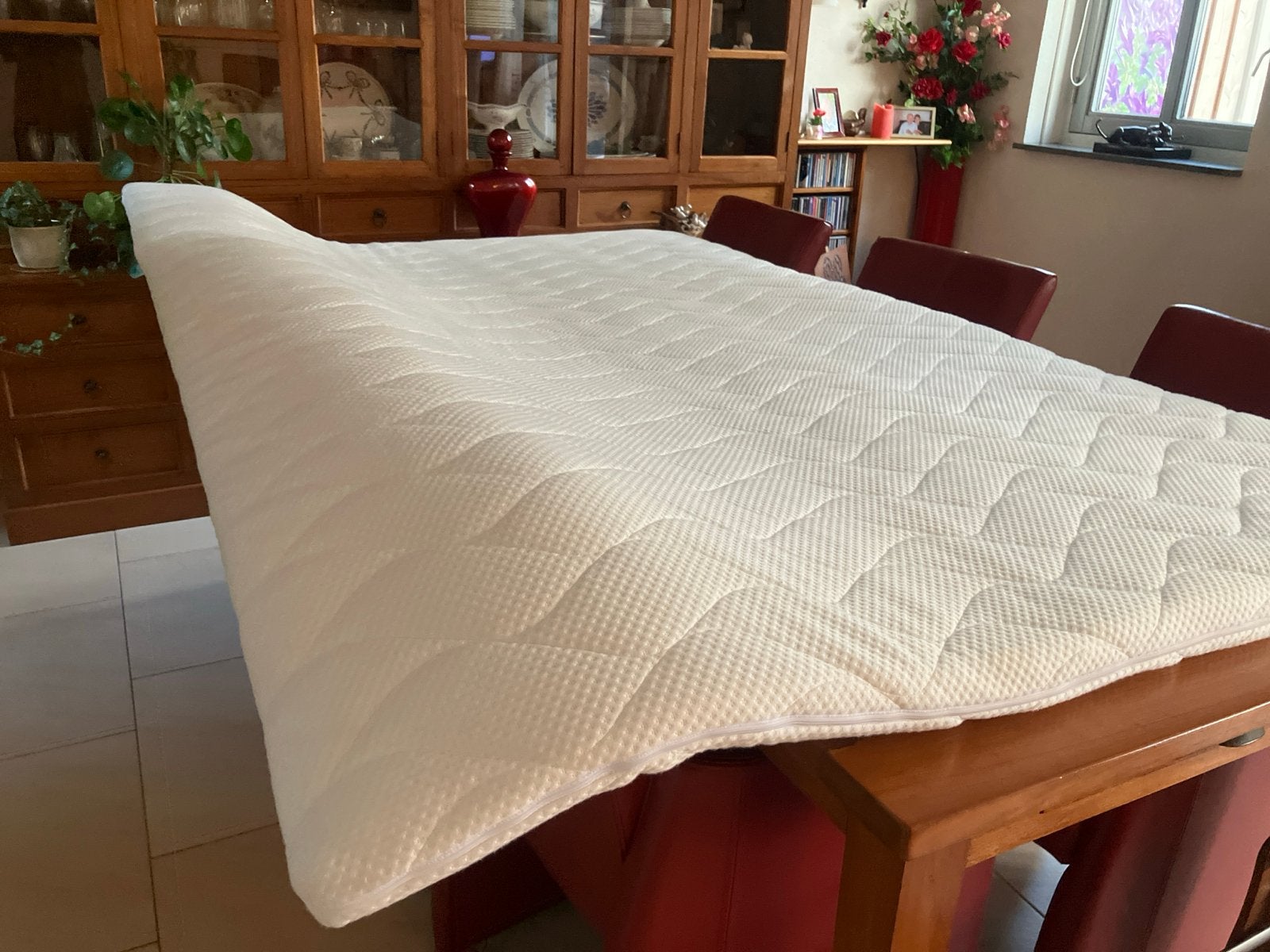 Maanmatras/Topper koudschuim anti-allergie 140x200 nieuw, Huis en Inrichting, Slaapkamer | Matrassen en Bedbodems, Ophalen, 140 cm