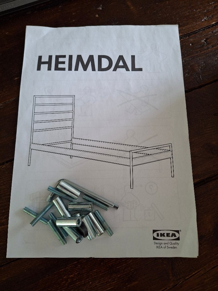 1 persoonsbed, Ophalen, Gebruikt, 90 cm, Eenpersoons