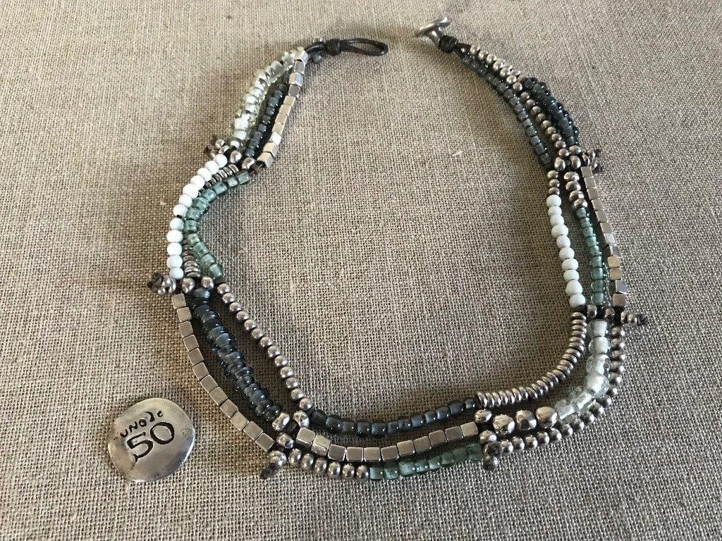 Uno de 50 Ketting (90) (309,- = 129,50) Kanication, Ophalen of Verzenden, Nieuw, Zilver, Overige materialen