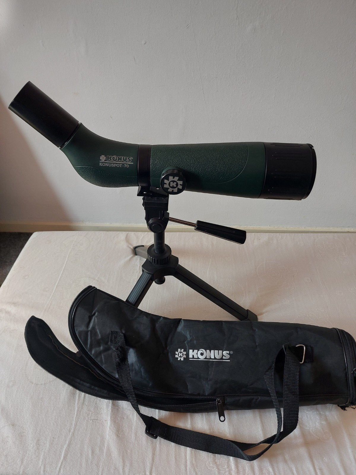 Konus Konuspot-70 Spottingscoop met Statief, Lenzentelescoop (refractor), Met statief, Ophalen of Verzenden, Zo goed als nieuw