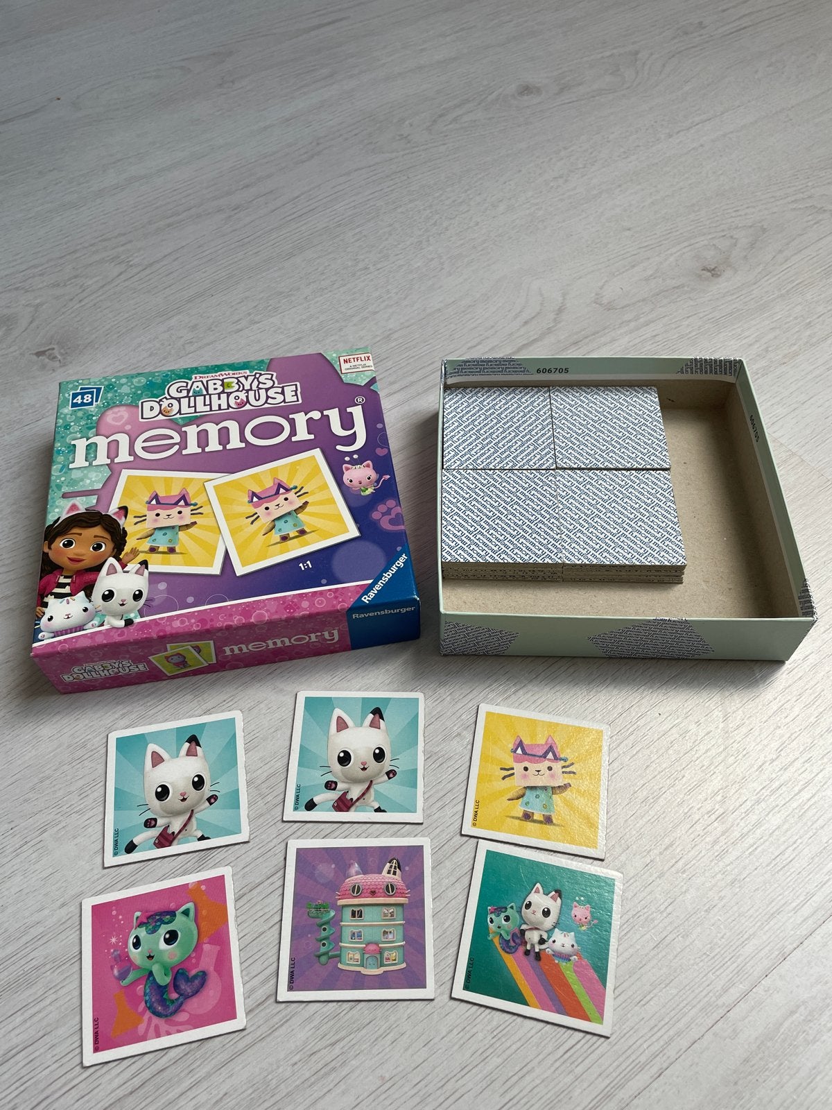 Gabby's Dollhouse Memory spel Ravensburger, Hobby en Vrije tijd, Een of twee spelers, Ophalen, Zo goed als nieuw