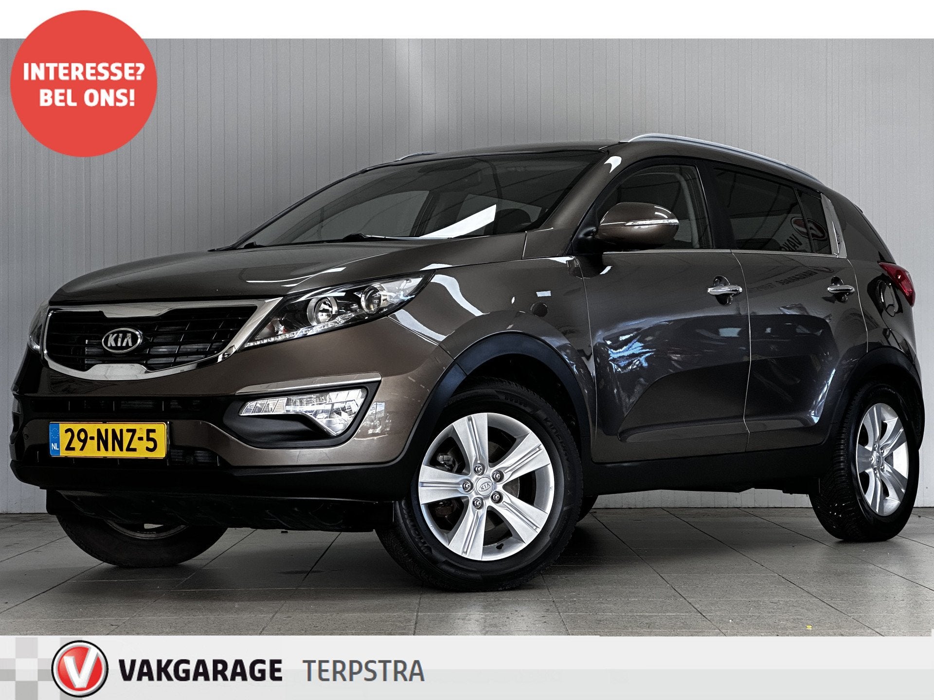 Kia Sportage 2.0 X-ecutive Plus Pack/ Trekhaak!/ 17''LMV/ Cl, Auto's, Kia, Gebruikt, Zwart, 4 cilinders, Bruin