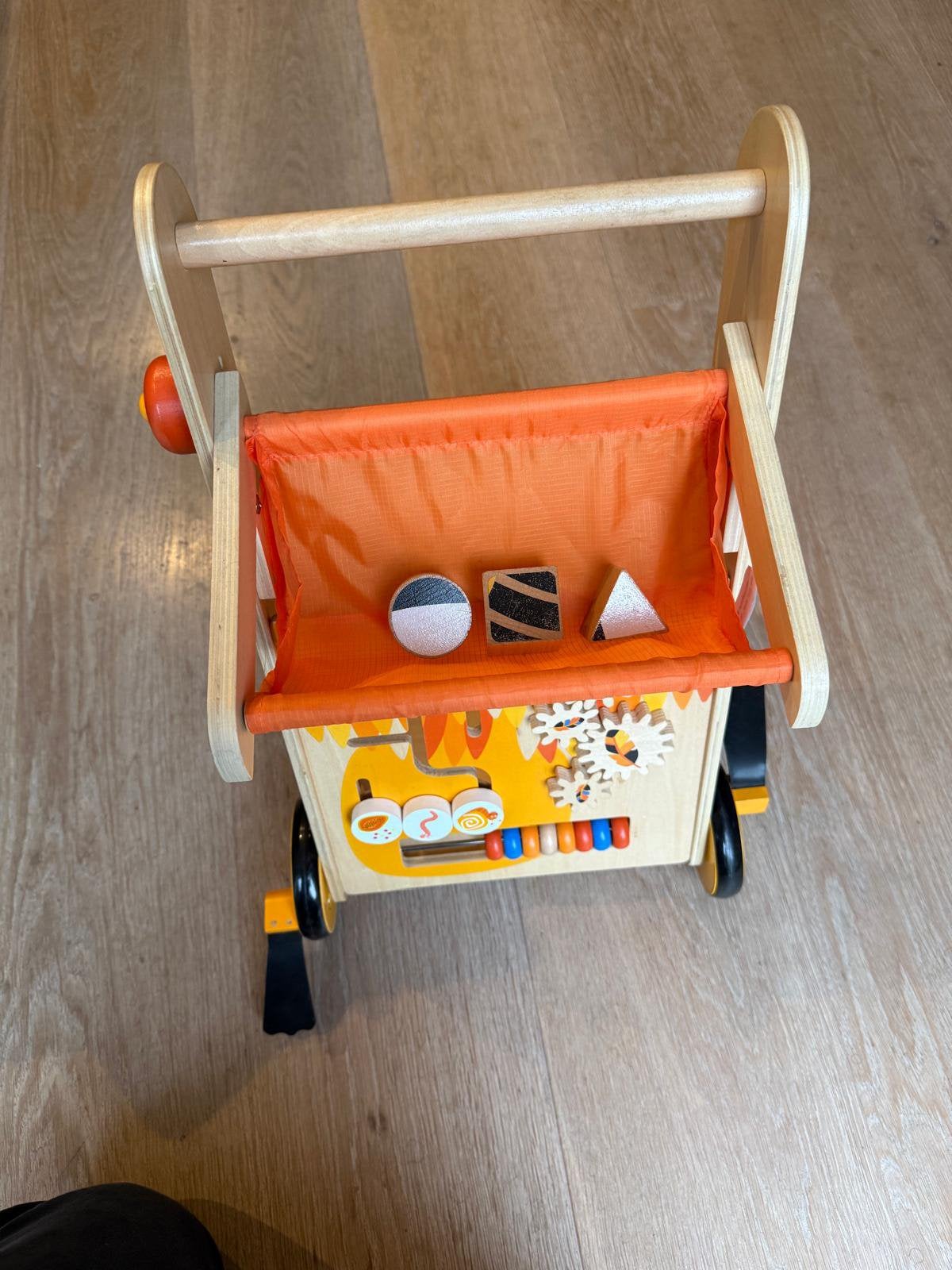 Small Foot Loopwagen Toekan – Houten Loopwagen, Ophalen, Zo goed als nieuw, Duw- of Trekspeelgoed