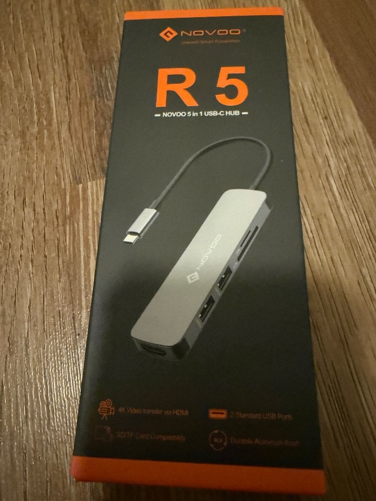 Novi 5 in 1 multiport usb-c hub, Ophalen of Verzenden, Nieuw