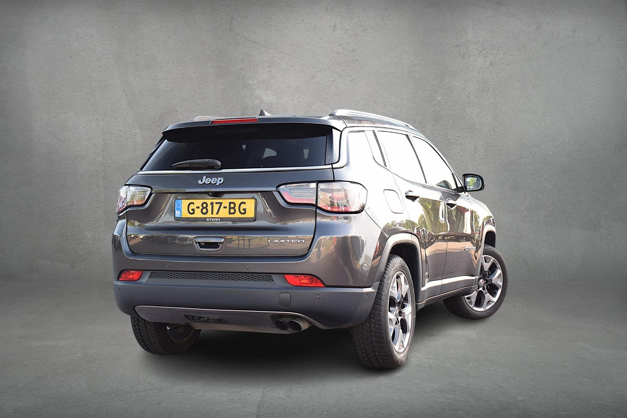 Jeep Compass 1.4 MultiAir Limited | Trekhaak | Leer | Beats, Auto's, 450 kg, Gebruikt, 4 cilinders, Handgeschakeld