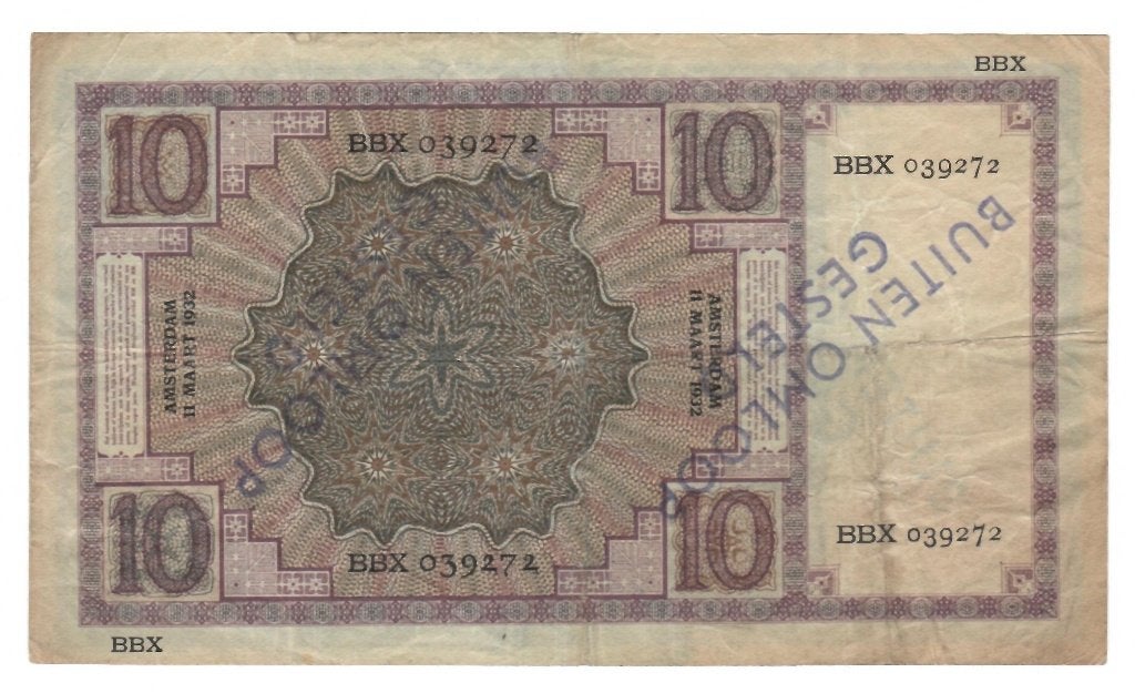 10 gulden Zeeuws Meisje - 3 letter variant - Buiten Omloop, Postzegels en Munten, Bankbiljetten | Nederland, Verzenden, 10 gulden