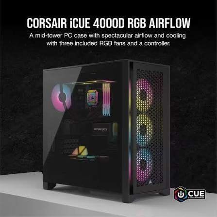 4000D AIRFLOW case pc, Computers en Software, Computerbehuizingen, Ophalen of Verzenden, Gebruikt