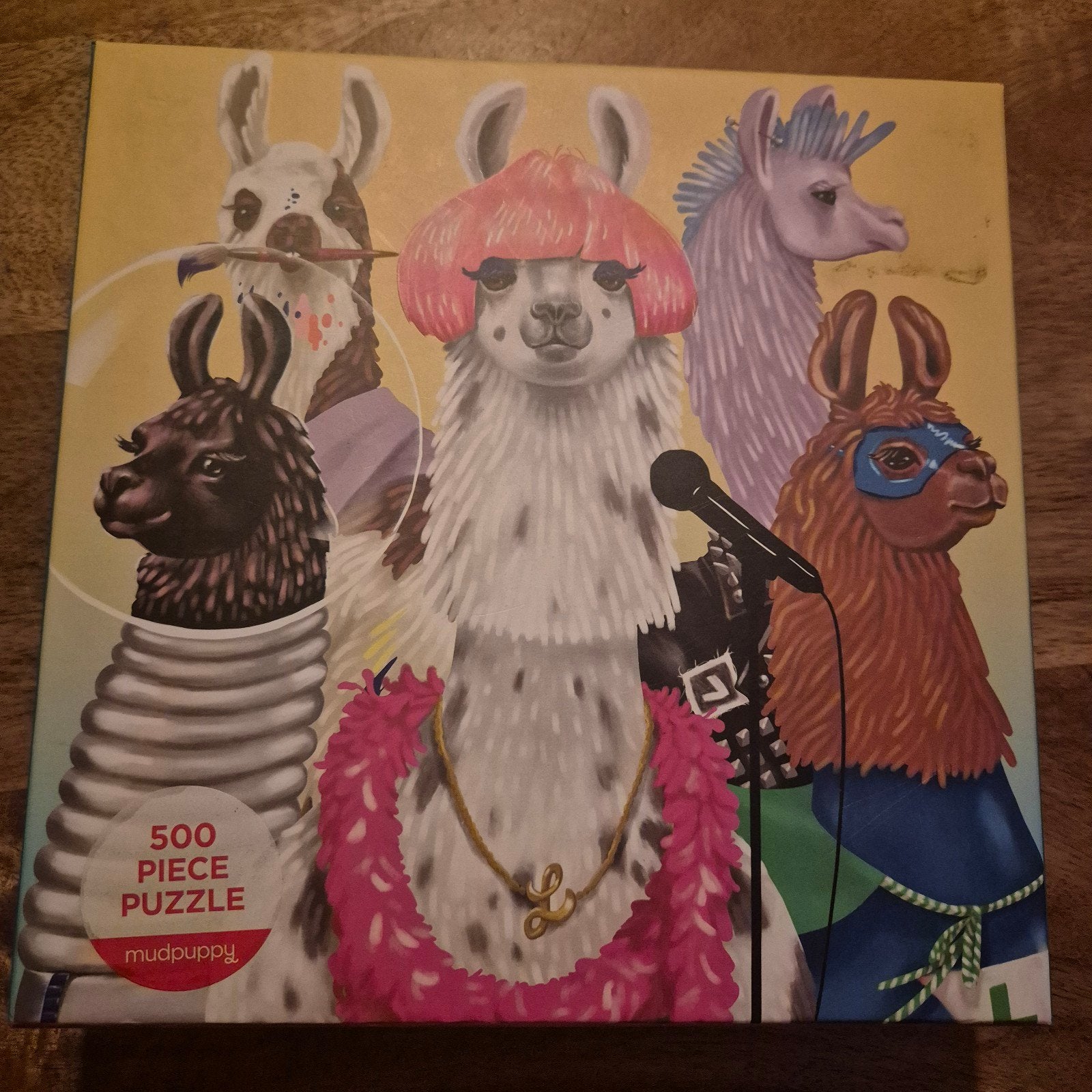 Llama & Rama 500 stukjes puzzel van Mudpuppy, Ophalen of Verzenden, Meer dan 50 stukjes, Zo goed als nieuw, 6 jaar of ouder