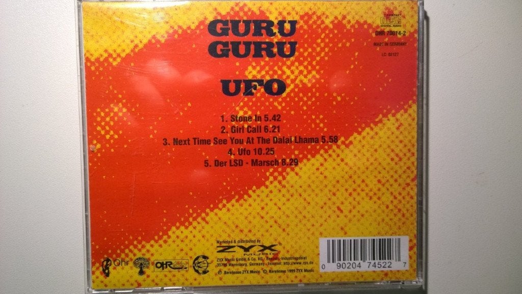Guru Guru - UFO, Ophalen of Verzenden, Zo goed als nieuw, Overige genres, Album