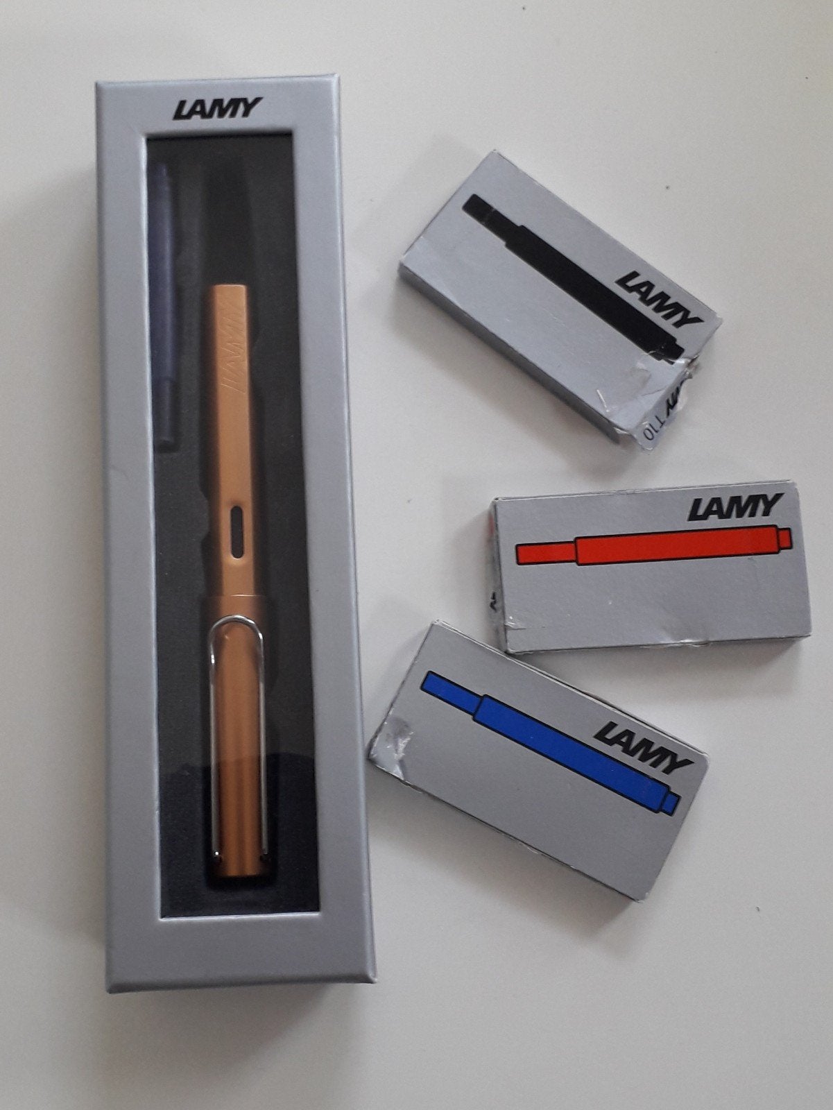 lamy vulpen, Overige merken, Met doosje, Ophalen of Verzenden, Zo goed als nieuw