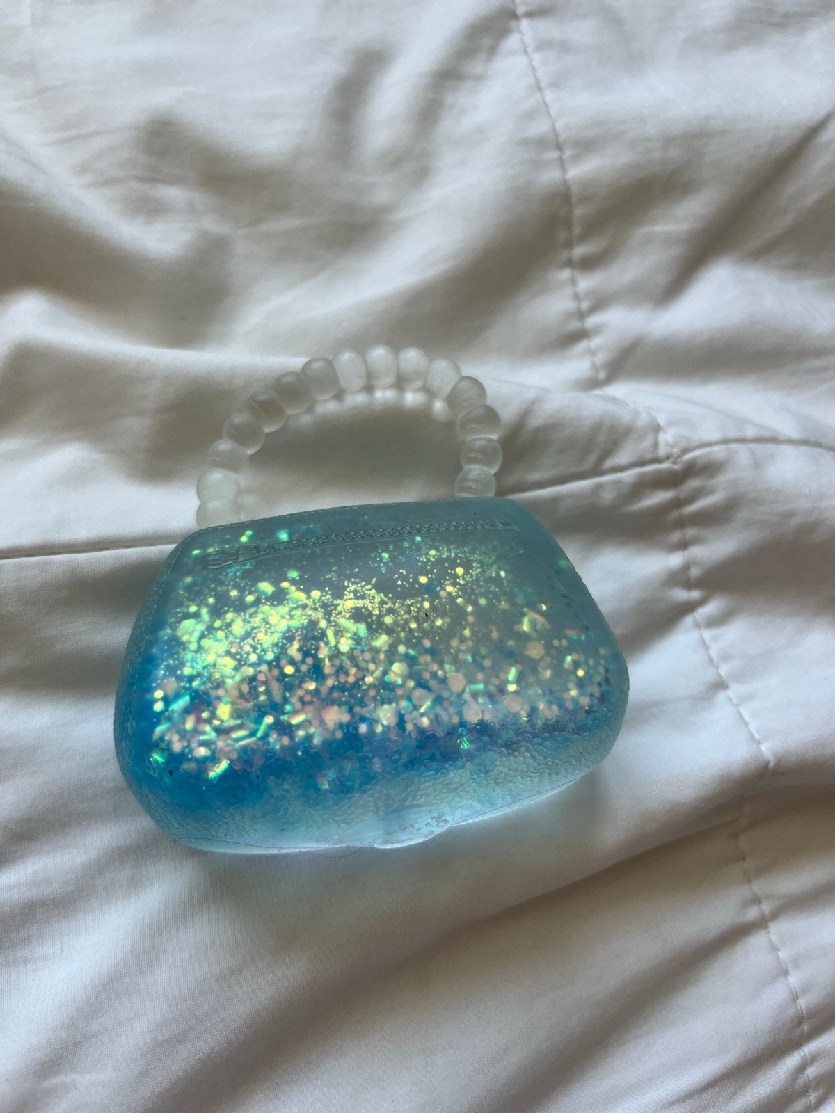 Leuke Squishy Tasje met Glitters, Ophalen of Verzenden, Nieuw, Meisje