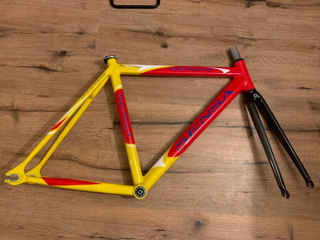 Sensa baanfiets frame en voorvork, Ophalen, Zo goed als nieuw
