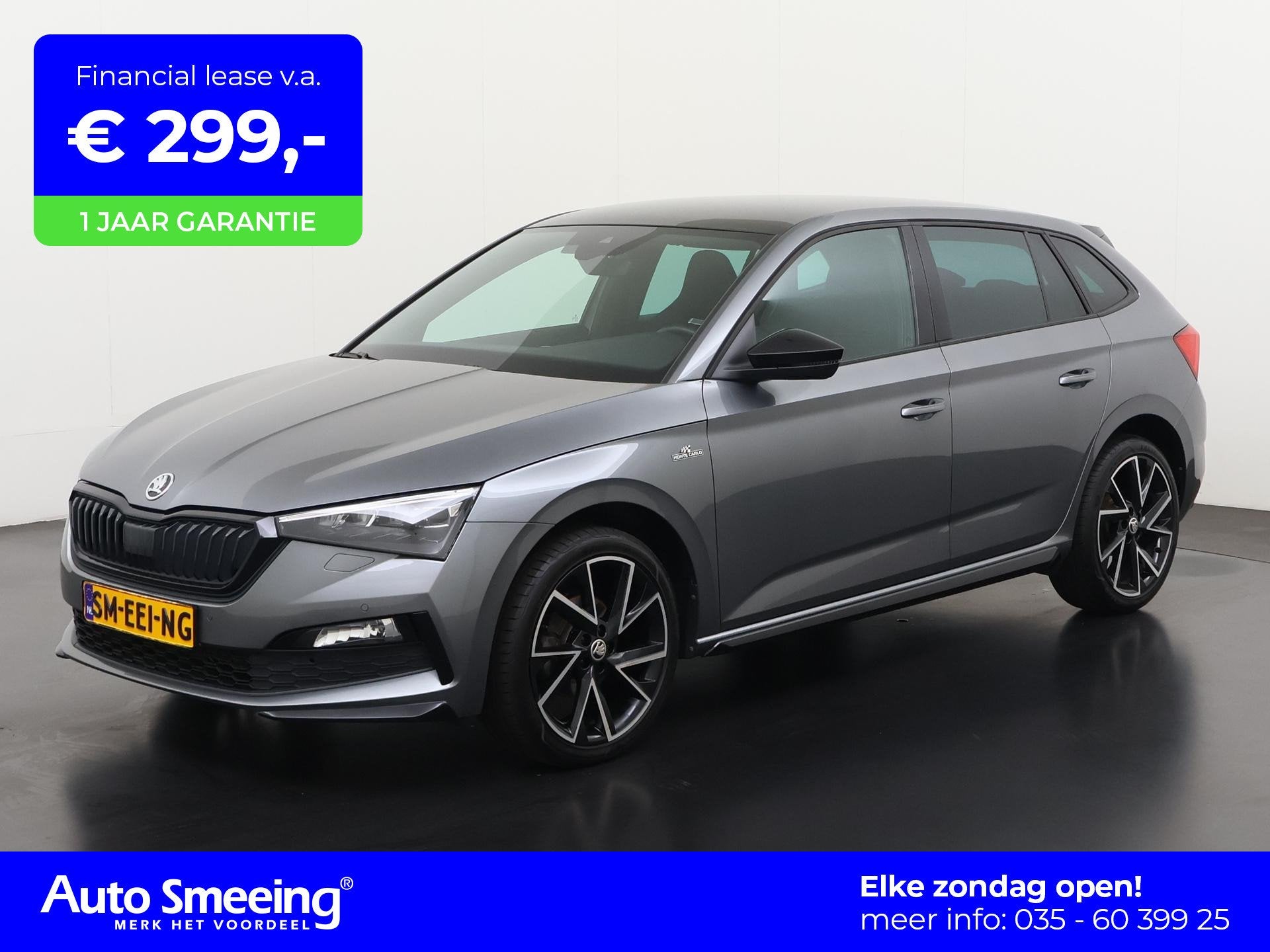 Skoda Scala 1.5 TSI Monte Carlo DSG | Panoramadak | Camera |, Auto's, Skoda, 12 maanden, Scala, Euro 6, 4 cilinders