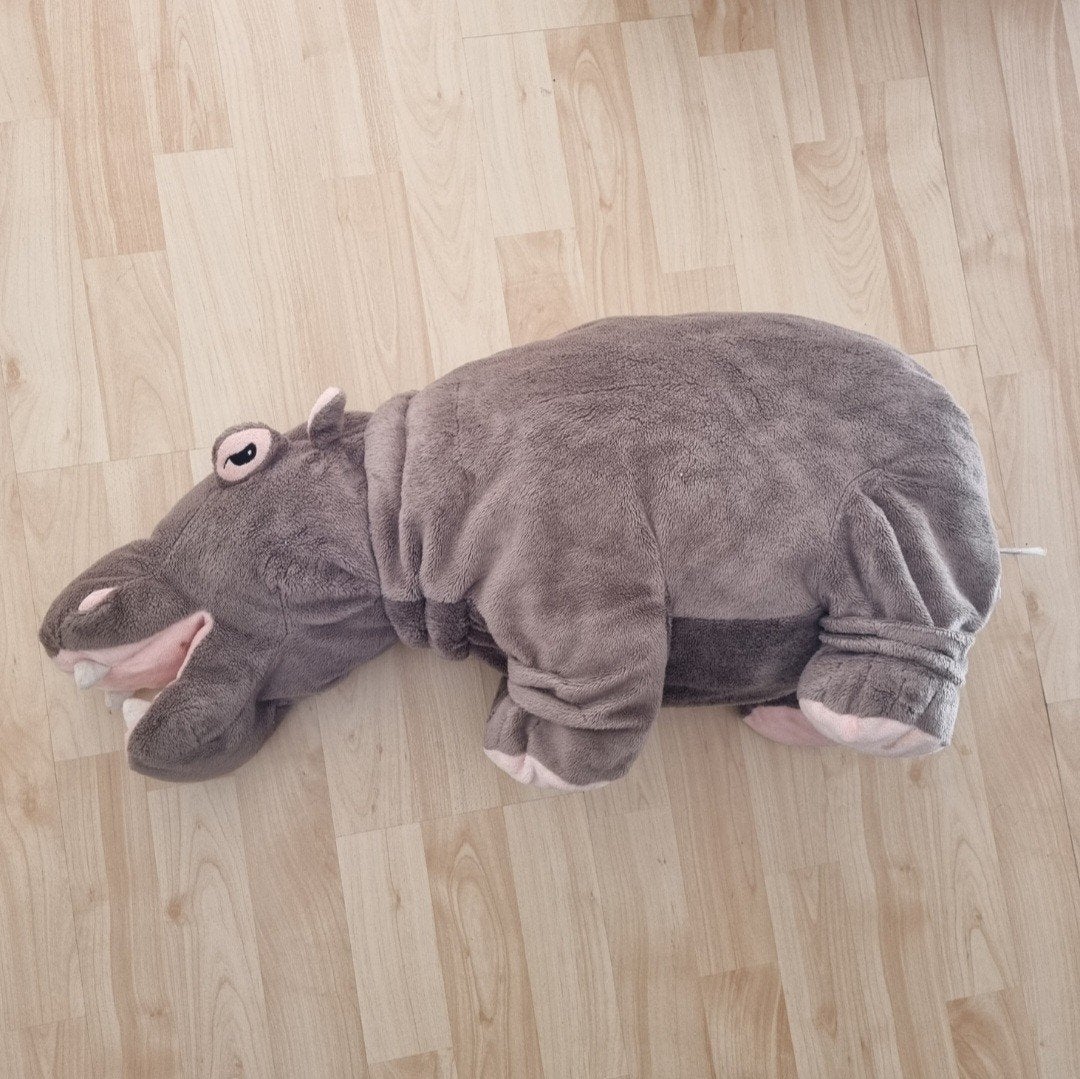 Ikea nijlpaard knuffel klappar mullig flodhast hippo, Ophalen of Verzenden