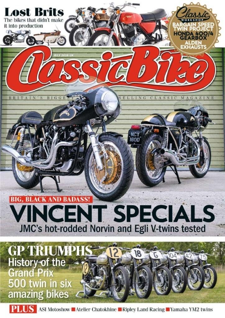 Classic Bike Magazine juli 2016, Verzenden, Gelezen