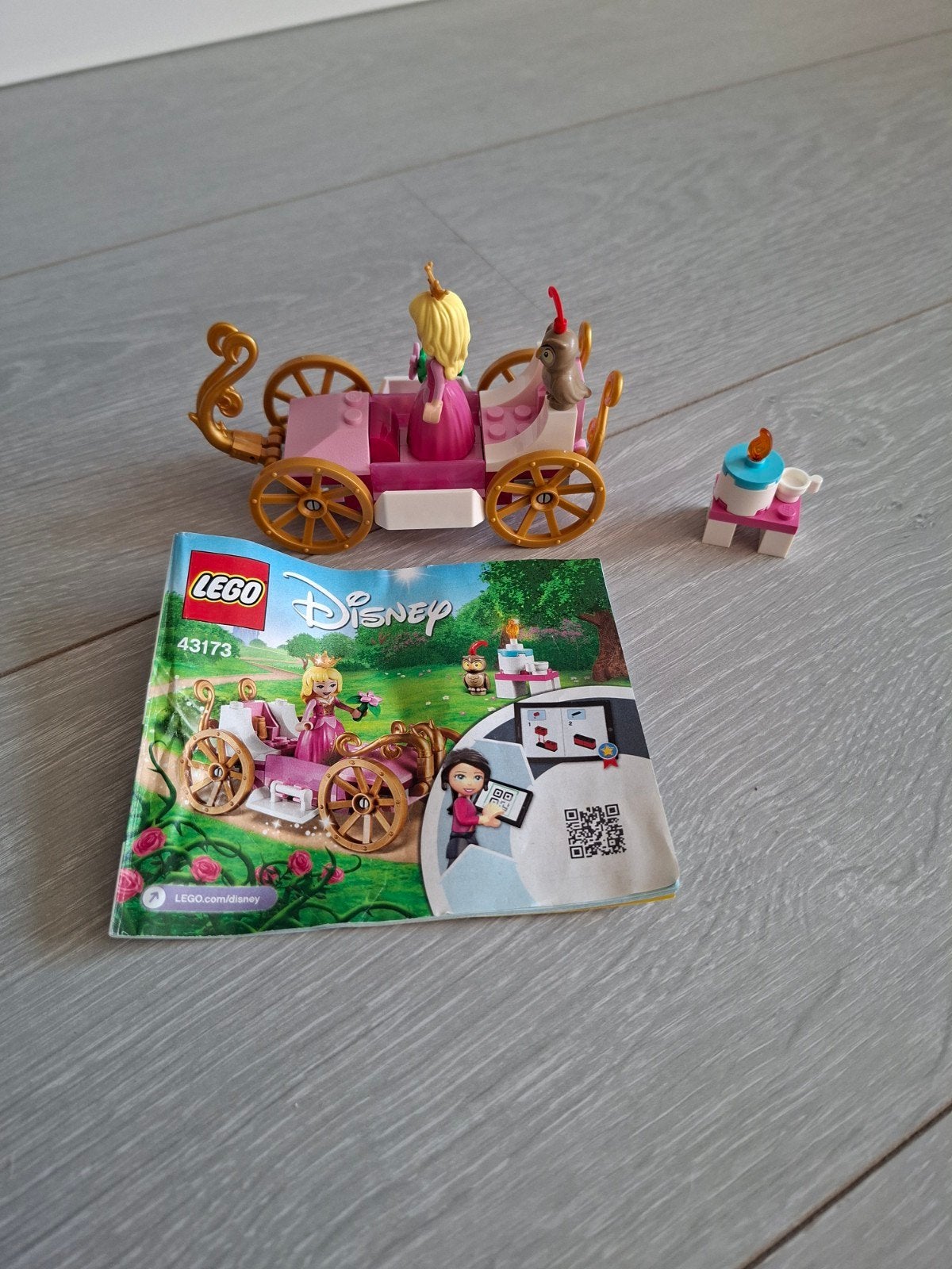 LEGO Disney 43173 Aurora's Koninklijke Koets, Ophalen of Verzenden, Zo goed als nieuw