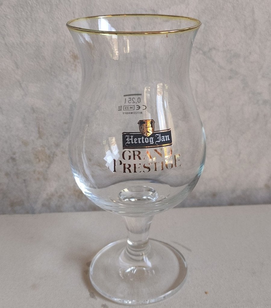 speciaal HERTOG JAN Grand Prestige bokaal,bier glas, Ophalen of Verzenden, Zo goed als nieuw, Overige typen, Hertog Jan