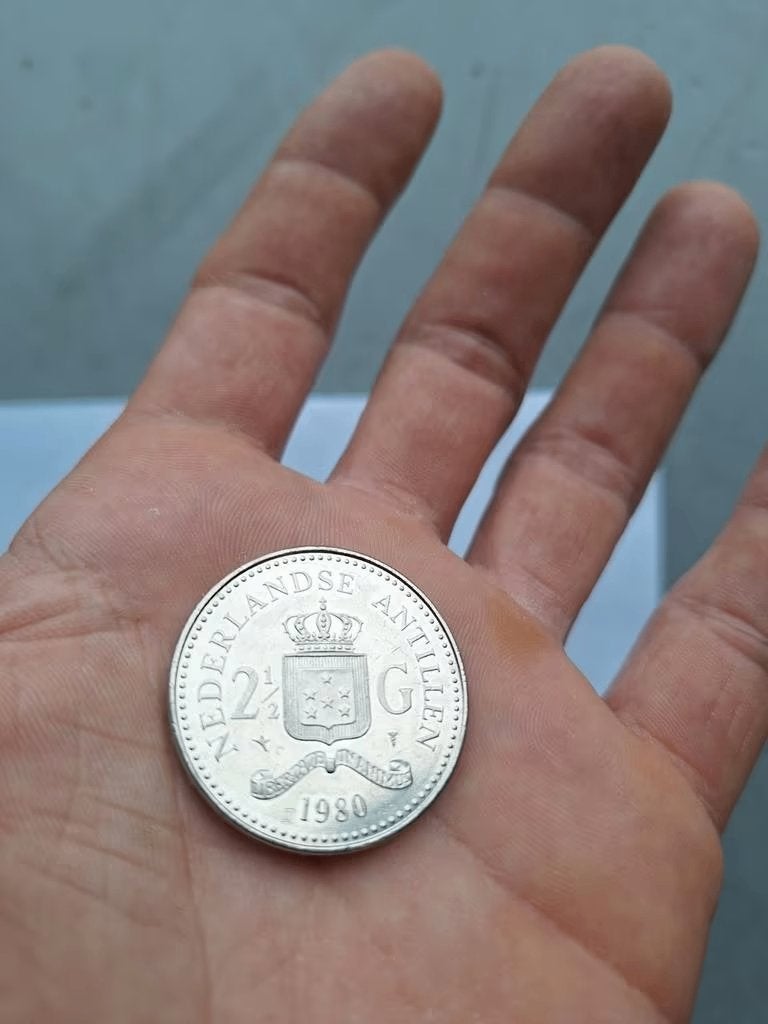 2,5 Gulden 1980 - Nieuwstaat - Nieuw in de zak - 600 stuks, Postzegels en Munten, Munten | Nederland, Verzenden, Koningin Juliana