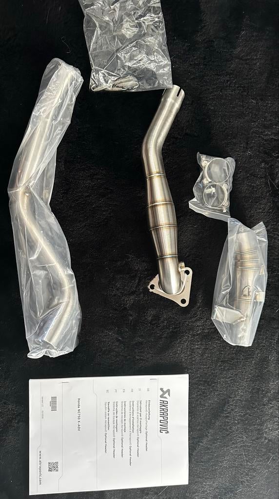 Akrapovic voorbocht systeem Honda NC750 X-ADV, Ophalen of Verzenden, Nieuw