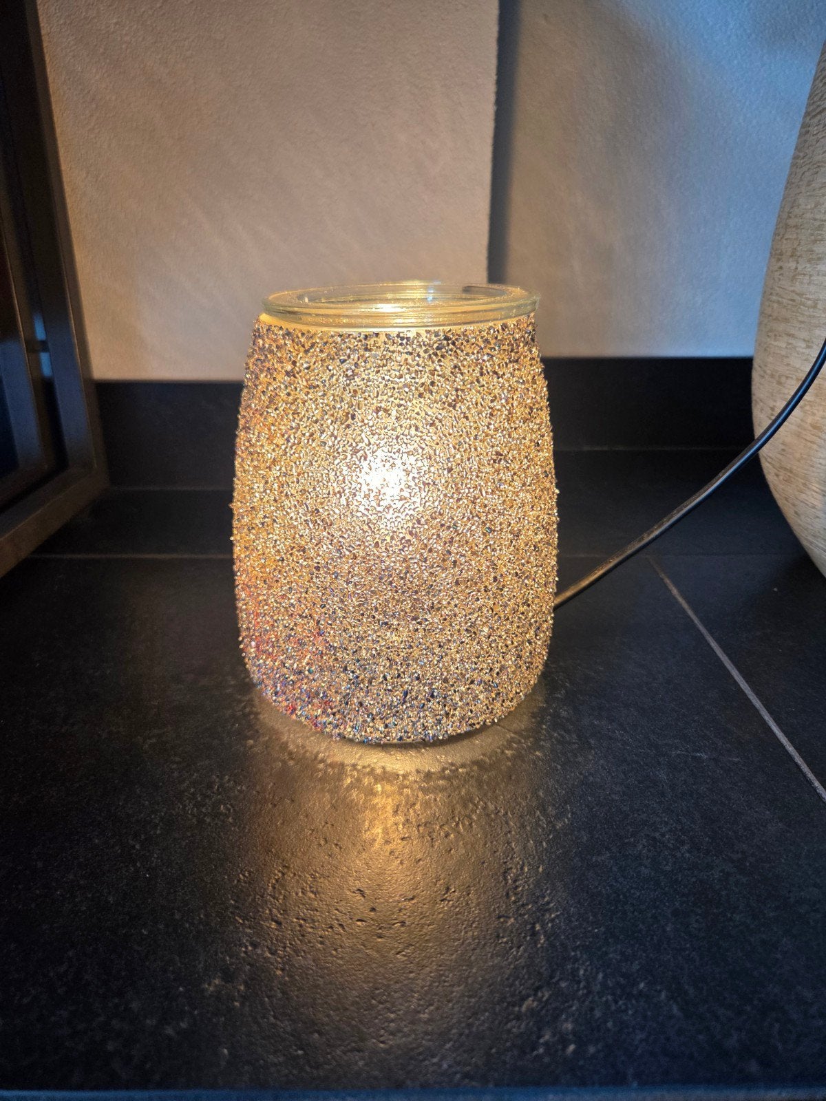 Twinkle Scentsy Warmer, Paars, Ophalen of Verzenden, Gebruikt, 16 cm
