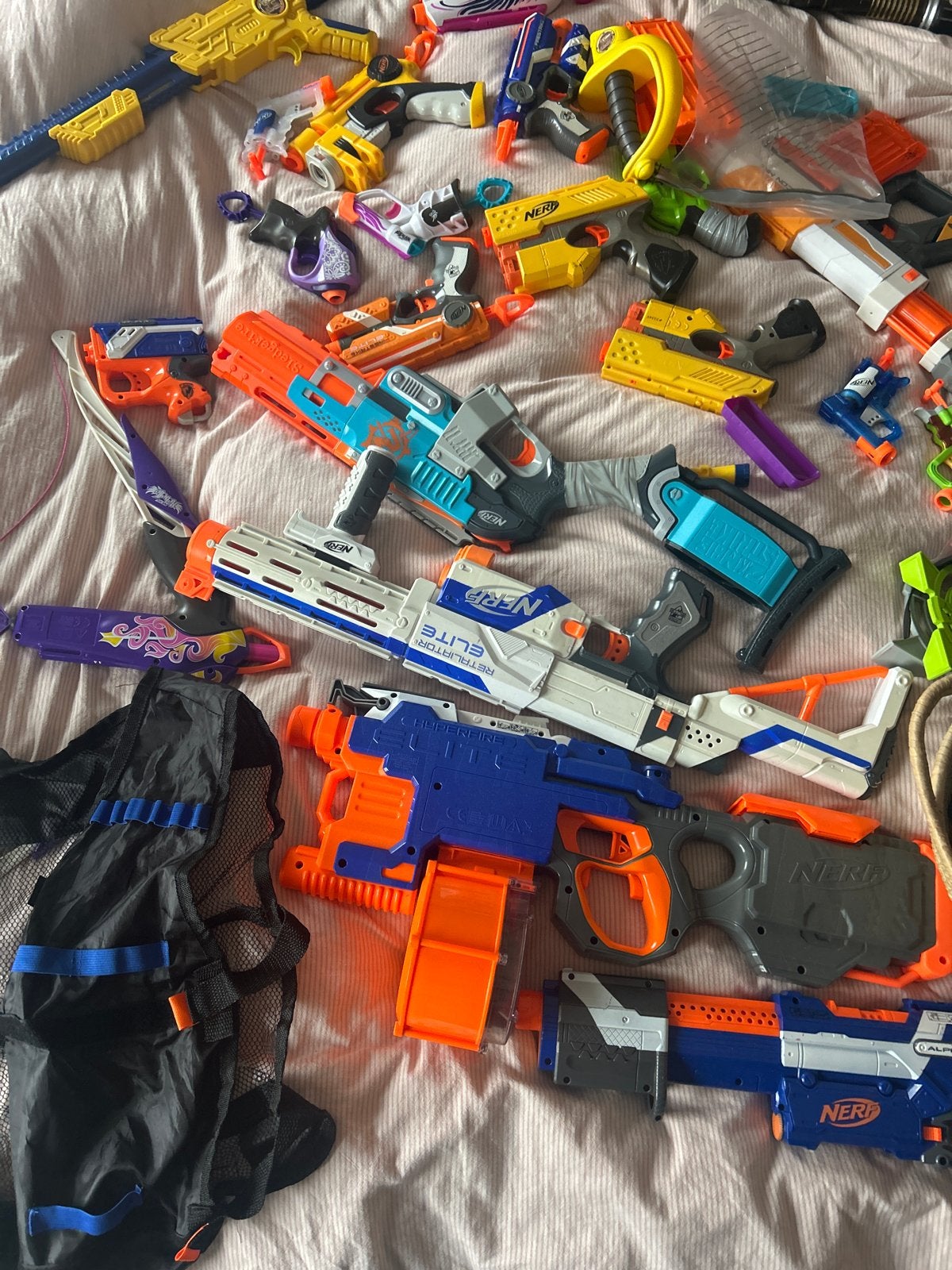 Grote Nerf collectie - veel blasters en accessoires, Ophalen of Verzenden, Gebruikt, Jongen of Meisje