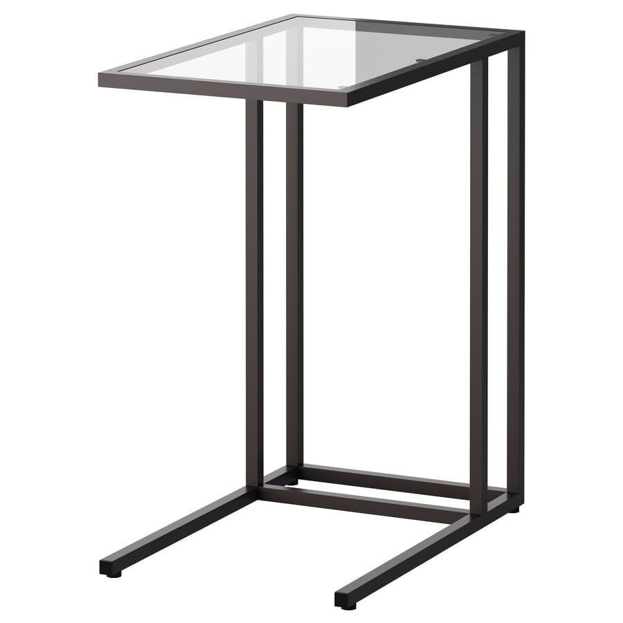 Bijzettafel laptoptafel IKEA Vittsjö, Huis en Inrichting, Tafels | Bijzettafels, Ophalen, Zo goed als nieuw, Rechthoekig, Minder dan 55 cm
