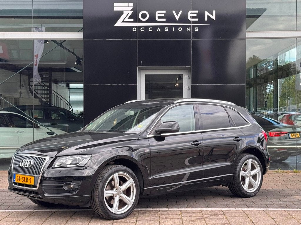 Audi Q5 2.0 TFSI quattro Pro Line nieuwe APK bij aflevering!, Auto's, Audi, Automaat, Gebruikt, Zwart, 4 cilinders