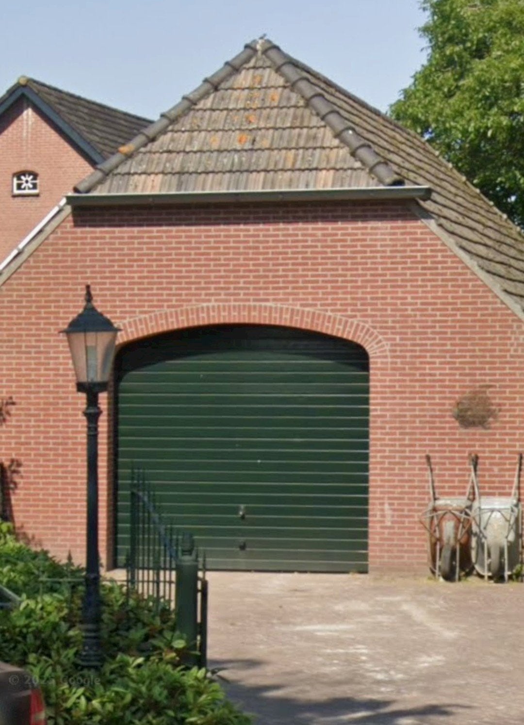 Garagedeur 3x3 meter, werkend te zien, direct beschikbaar, Ophalen, Gebruikt, Garagedeur, 120 cm of meer