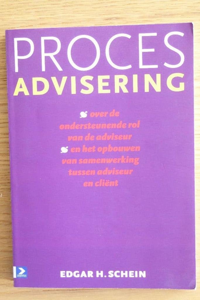 Procesadvisering   (auteur: Edgar H. Schein), Boeken, Advies, Hulp en Training, Zo goed als nieuw, Ophalen of Verzenden