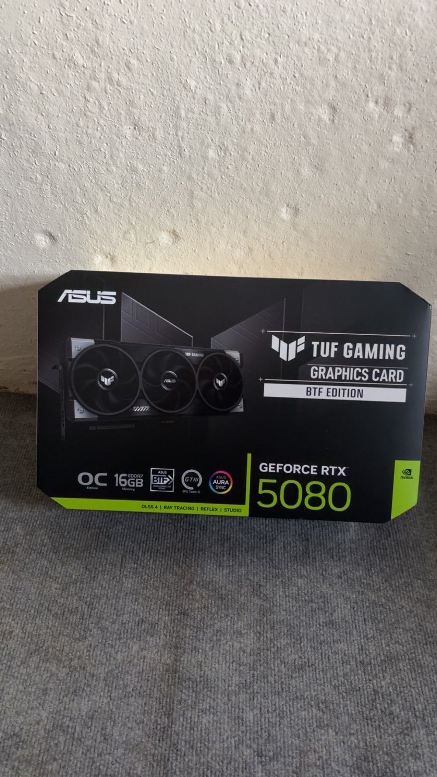 ASUS GeForce RTX 5080 TUF-RTX5080-O16G-BTF-GAMING Videokaart, HDMI, Overige soorten, Nieuw, Ophalen of Verzenden