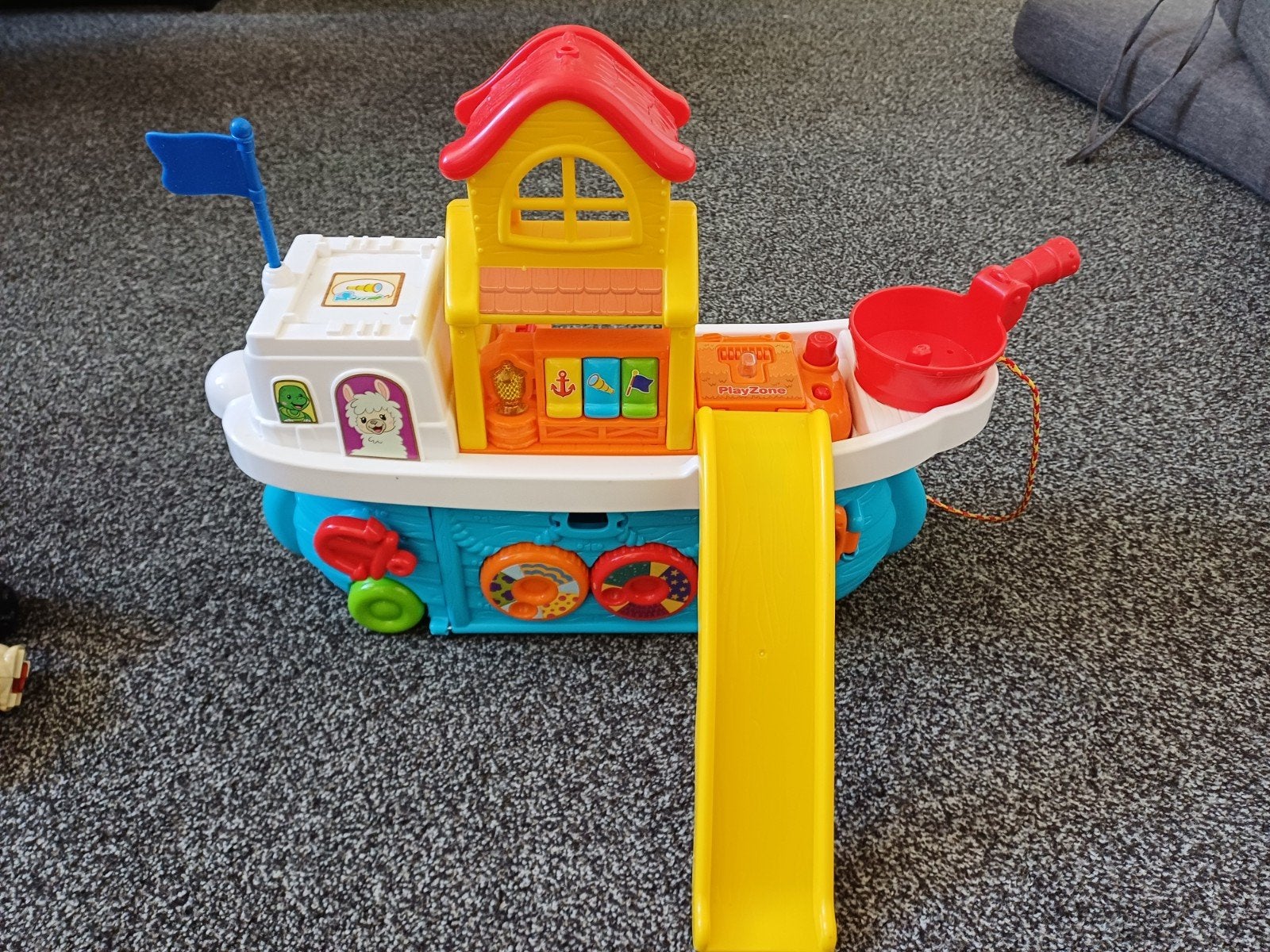Vtech Zoef Zoef Dierenboot, Ophalen, Zo goed als nieuw, 6 maanden tot 2 jaar