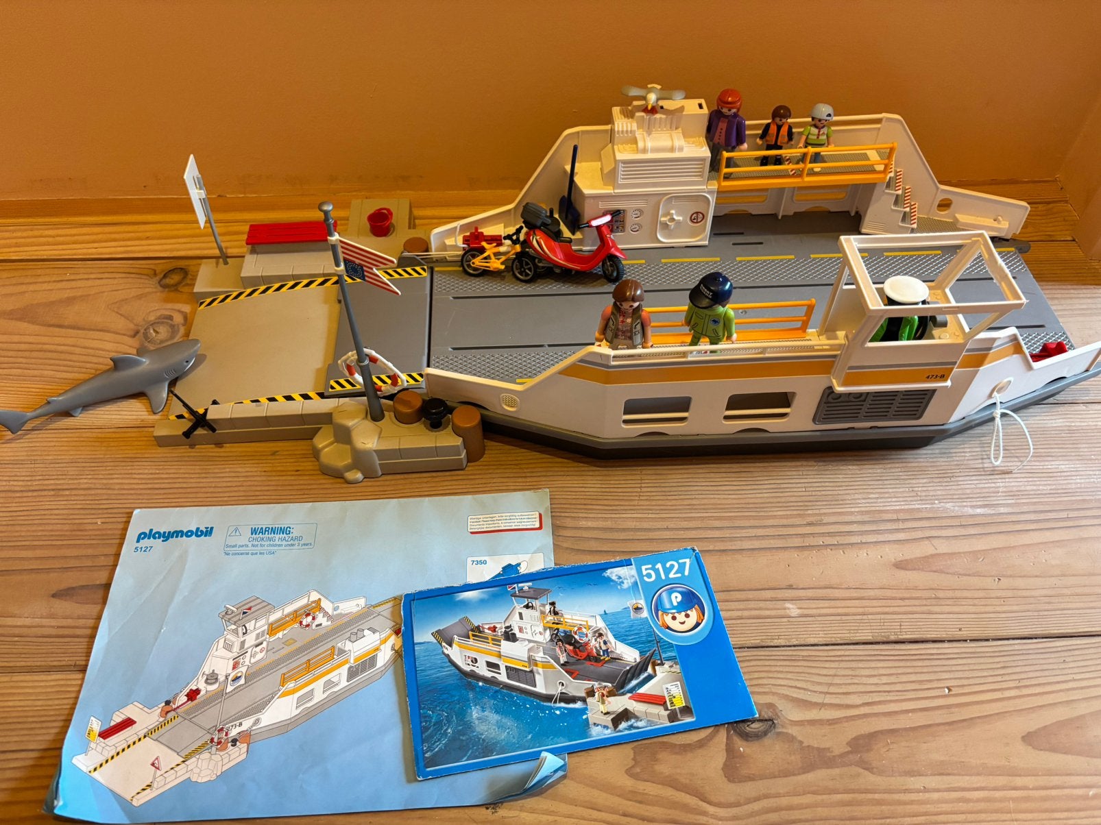Prachtige veerboot playmobil 5127, Ophalen, Gebruikt, Complete set, Boot/Schip