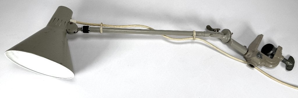 1182. Metalen lamp, Kaiser Idell ISIS - klemmodel, ca. 1960, Antiek en Kunst, Antiek | Lampen, Ophalen