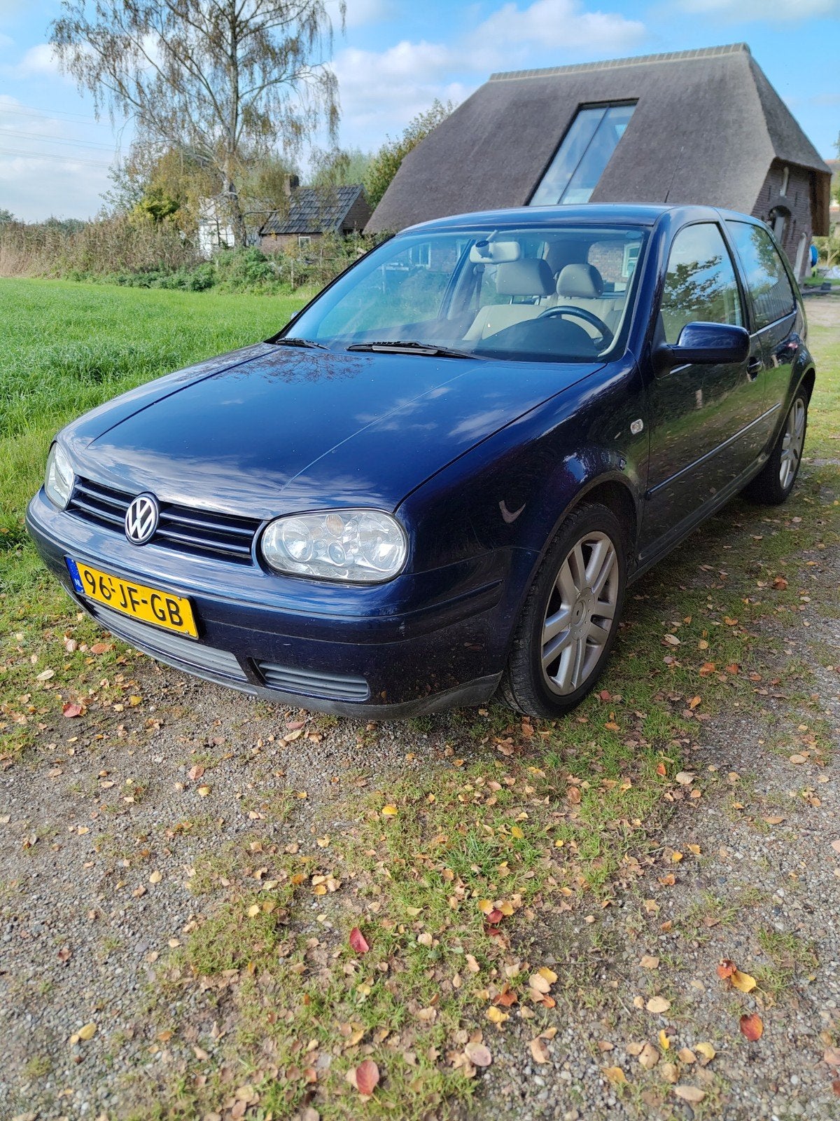 Volkswagen Golf 2.0 85KW 2002 Blauw, Auto's, Stof, 4 cilinders, 1984 cc, Blauw