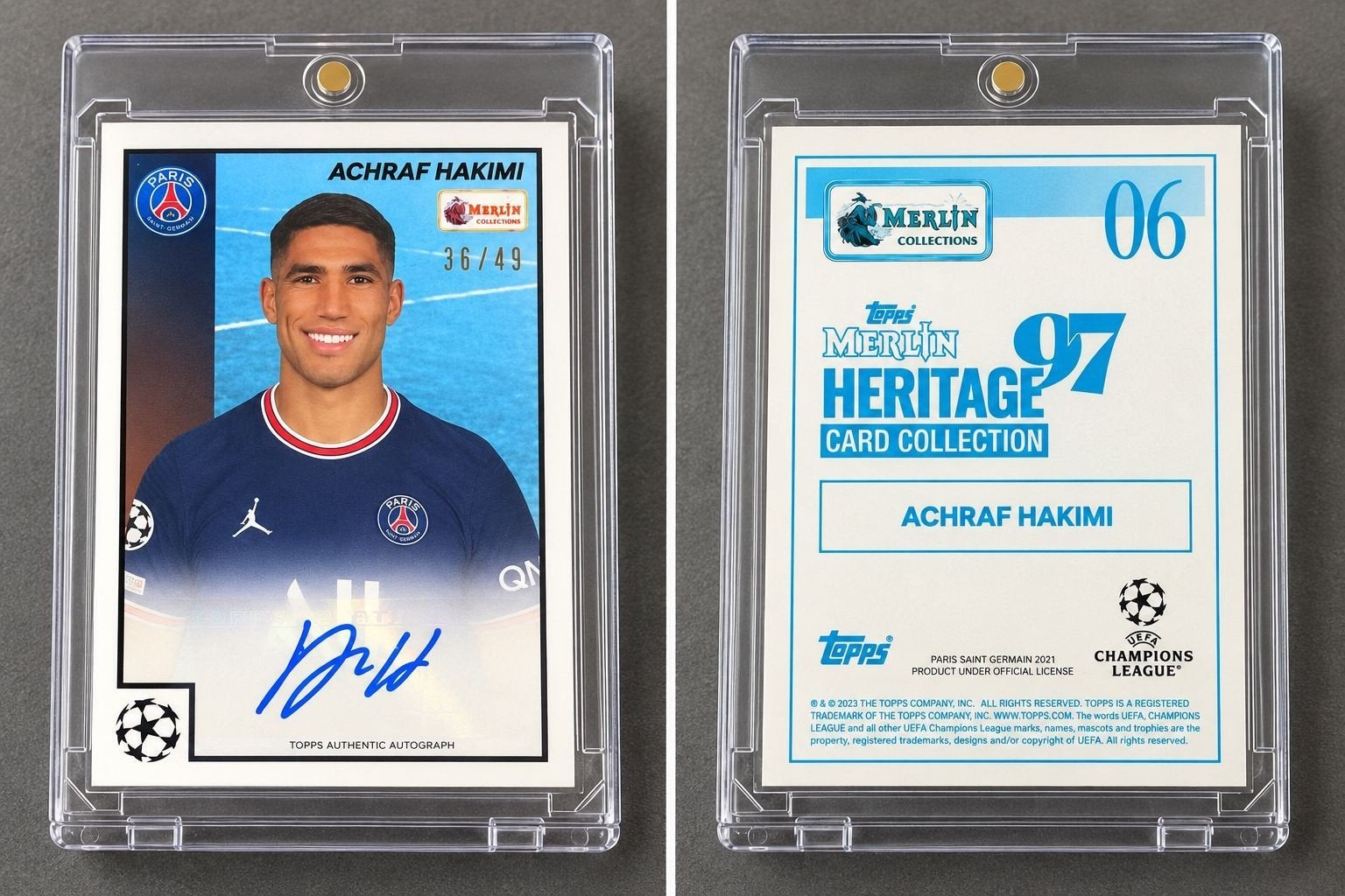achraf Hakimi topps, Ophalen of Verzenden, Zo goed als nieuw, Plaatje