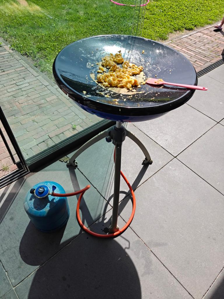 Cadac Skottelbraai Eazi Chef - Compleet met gasfles, Ophalen of Verzenden, Gebruikt, Cadac