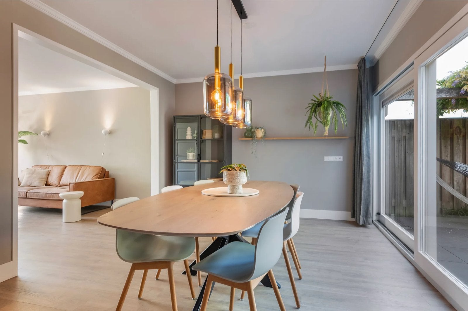 Light & Living hanglamp Lekar brons, Ophalen, Zo goed als nieuw
