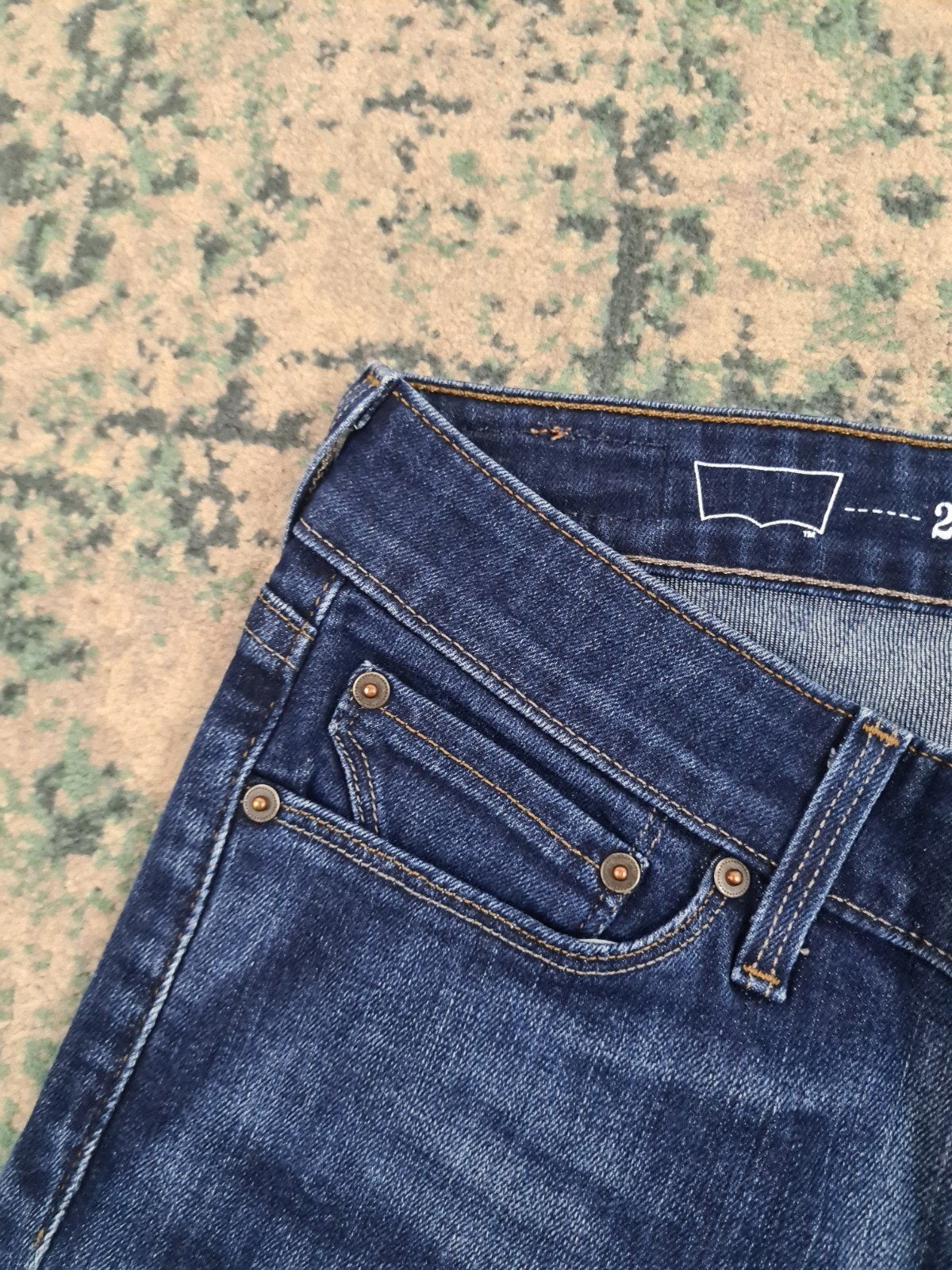 Levi’s denim curve modern rise skinny W24 L32 Tulsi2432, Blauw, Ophalen of Verzenden, Zo goed als nieuw, W30 - W32 (confectie 38/40)