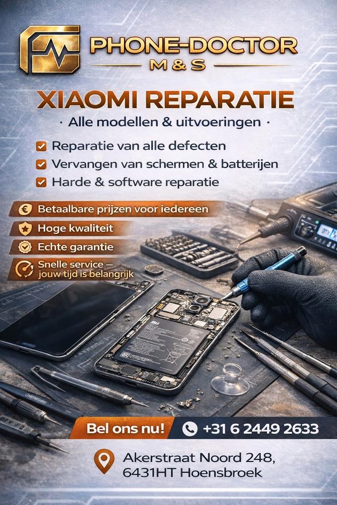 Xiaomi Reparatie 🧡, Ophalen of Verzenden, Zo goed als nieuw