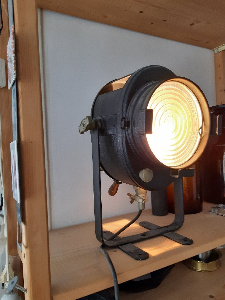 Originele studiolamp A.E. Cremer Paris 1940-50s, Ophalen