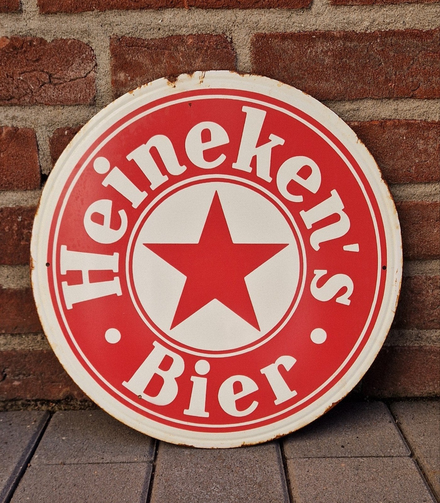 HEINEKEN'S reclame bord, Verzamelen, Ophalen of Verzenden, Gebruikt, Reclamebord