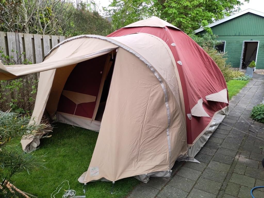 Karsten tent 325*325m, Caravans en Kamperen, Tenten, Ophalen, Tot en met 4