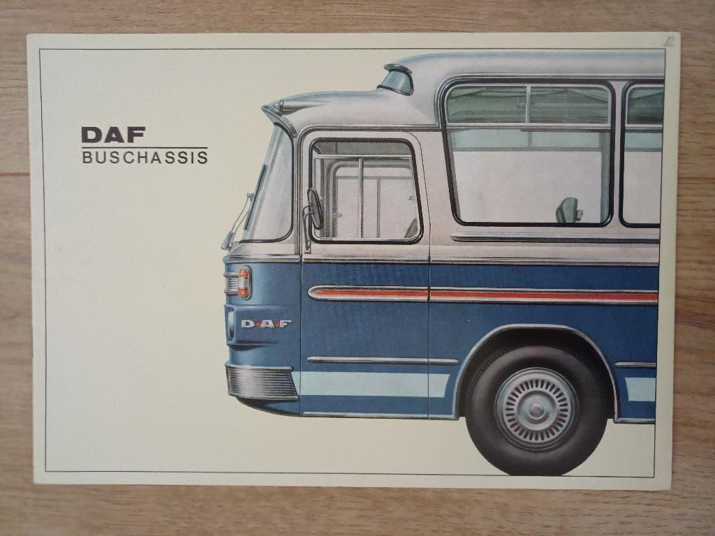 Oude Daf buschassis brochure, Ophalen of Verzenden, Zo goed als nieuw, Overige merken