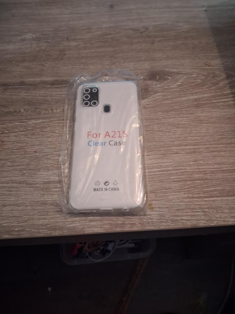 Transparant hoesje voor Samsung Galaxy A21S, Ophalen of Verzenden, Nieuw, Overige modellen, Hoesje of Tasje