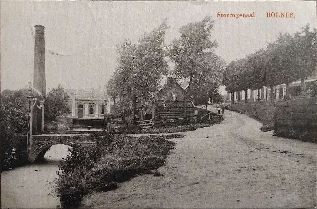 Stoomgemaal Bolnes (Zuid-Holland) - 1910, Verzenden, Voor 1920, Gelopen, Zuid-Holland