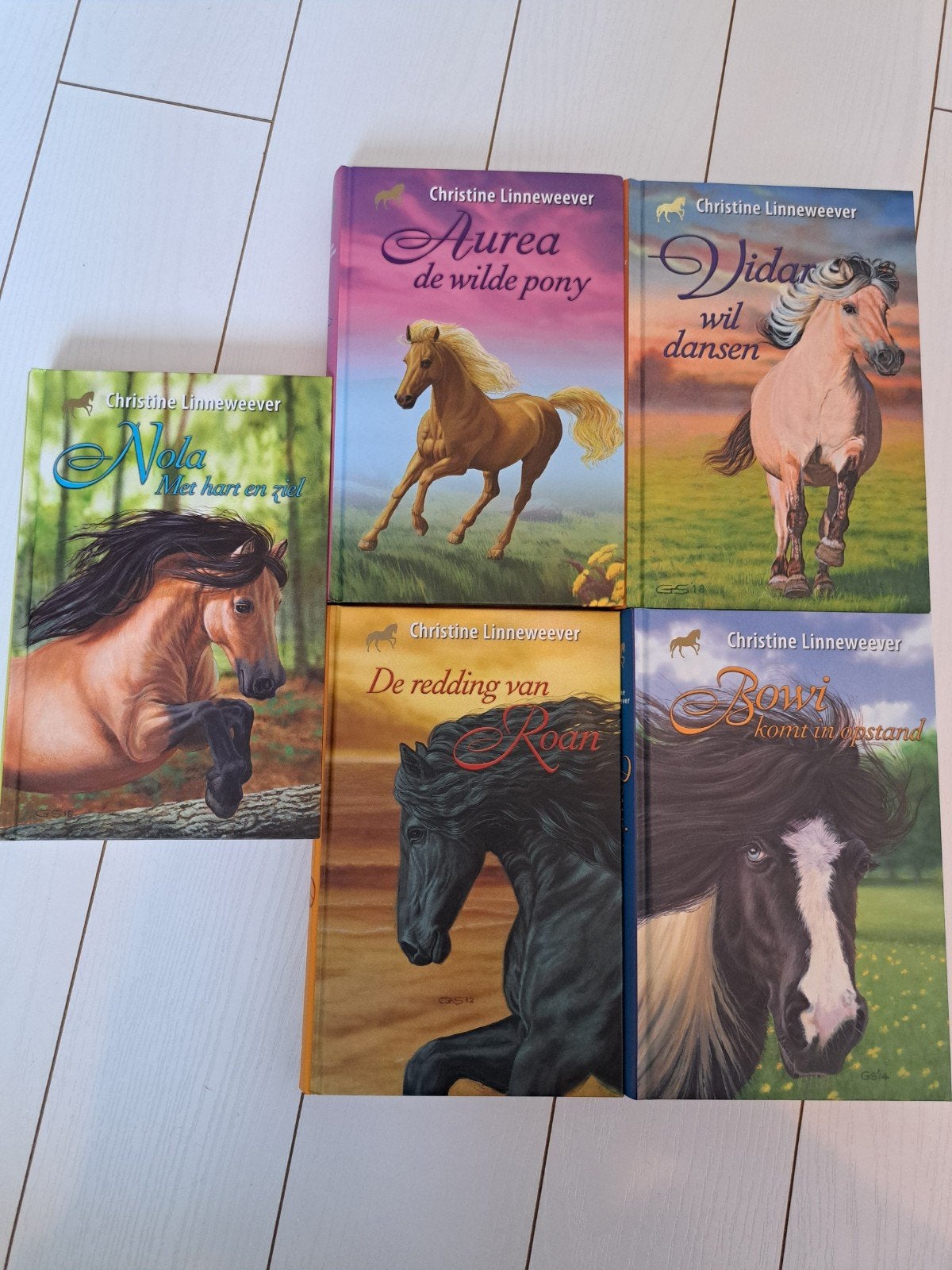 5x Christine Linneweaver paardenboeken - In goede staat, Ophalen of Verzenden, Christine Linneweaver, Fictie