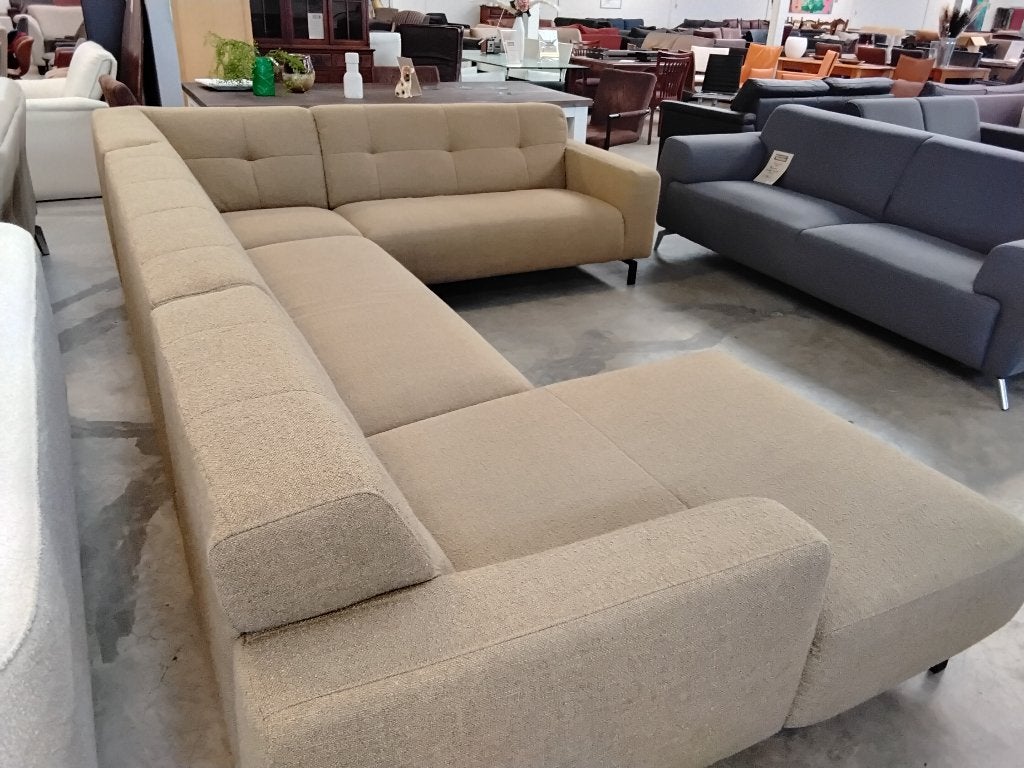 Hoek/elementen bank 2jr. oud, 355 x 250 x 160 cm 995=., Ophalen, 250 tot 300 cm, Hoekbank, 75 tot 100 cm