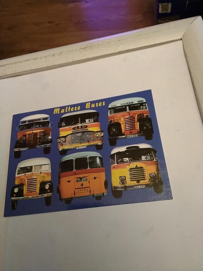 MALTESE BUSES. 6 AFBEELDINGEN, Ophalen of Verzenden