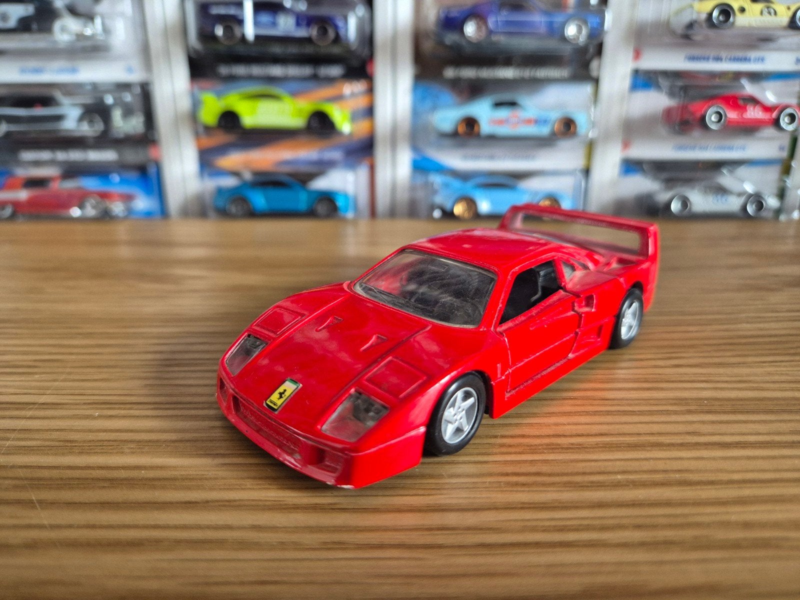 Bburago Ferrari F40 1:39, Ophalen of Verzenden, Zo goed als nieuw, Auto