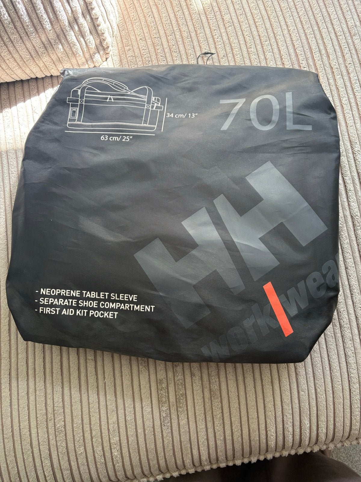 Nieuwe Helly Hansen Duffel Bag 70L - Zwart, Ophalen of Verzenden, Nieuw, Zwart